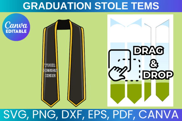Download Graduation Stole Template - Premium Resources
